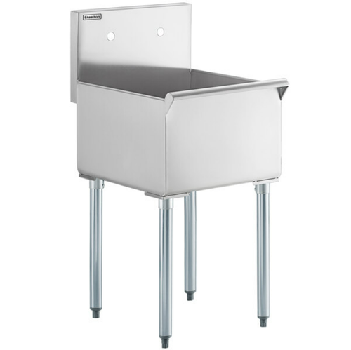 18" x 18" x 13" Stainless Steel Commercial Kitchen Utility Sink Compartment Bowl - Picture 7 of 7