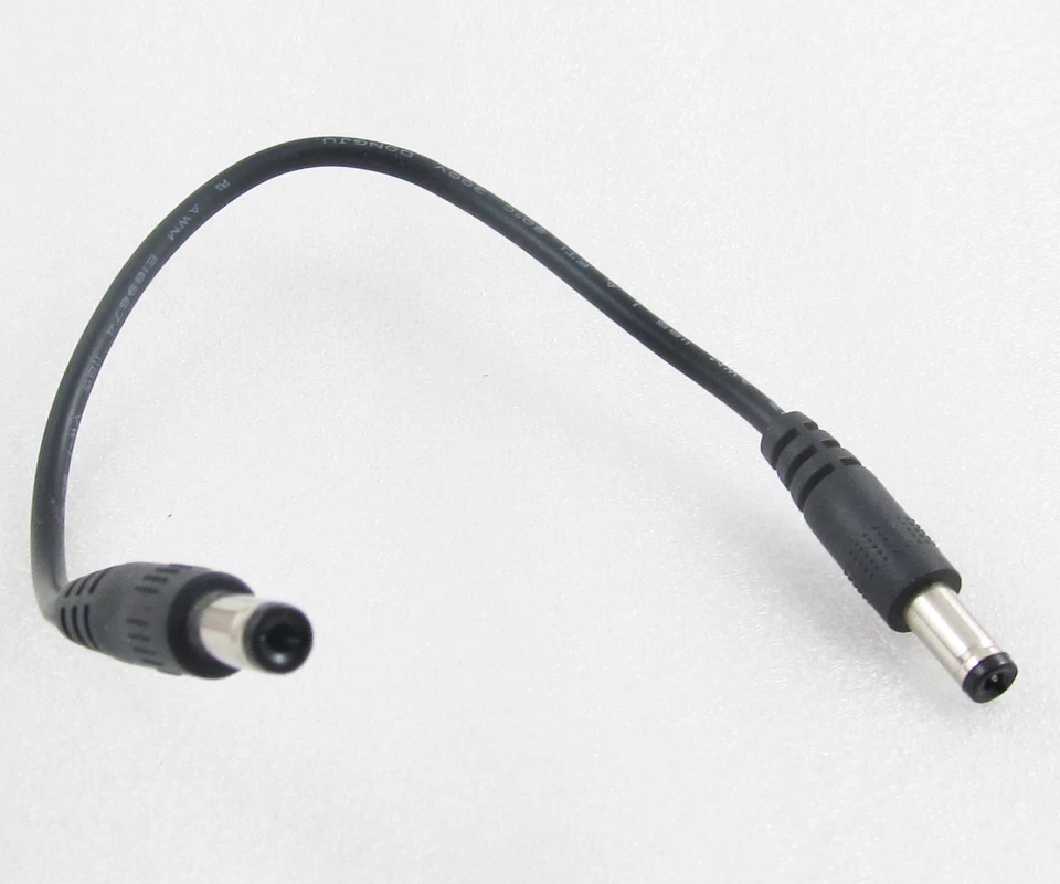 10pcs 5.5x2.1mm Male plug to 5.5x2.1mm Male DC power Supply Adapter Cable 22cm - Image 3 of 4