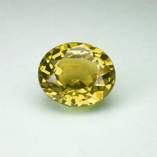 🎁 1.75 carats SIZZLING GREENISH YELLOW GROSSULAR GARNET OVAL LOOSE GEMSTONE 🎁 - Picture 1 of 1