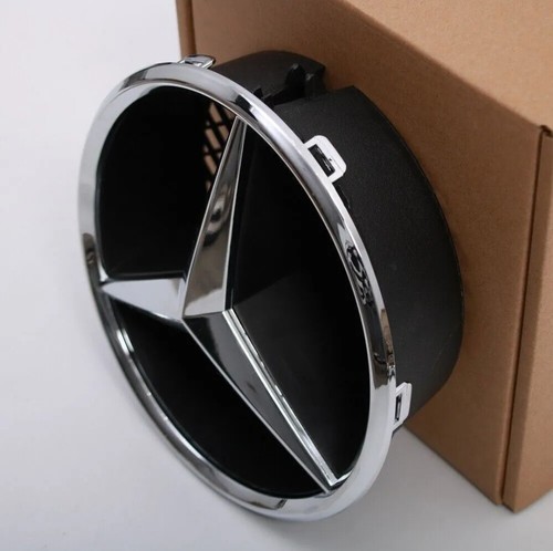 Chrom Silber Kühlergrill Stern Emblem für Mercedes W205. A,C,B Klasse GLA,CLA,CLS 13-18 - Bild 1 von 5