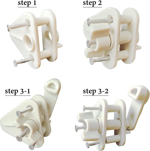 Pontoon Gate Latch Replacement Marine Boat Door Latches fits 1-1.25 in. Square - Bild 4 von 7