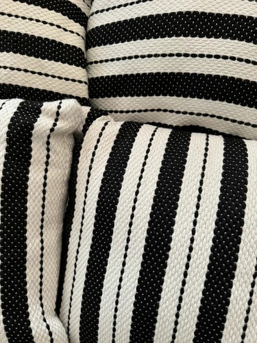 Brentwood Original Decorative Black/White Pillow Set of 2 New - Picture 2 of 5