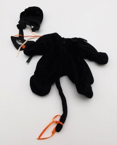 Disfraz de Halloween North American Bear Co Muffy VanderBear Wear gato negro 7" - Imagen 4 de 5