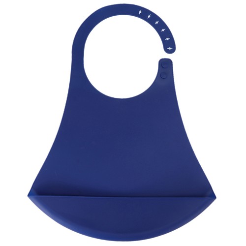 Durable Adjustable Silicone Adult Bib with Deep Pocket - Clothes Protector - Picture 2 of 13