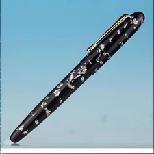 2025 New Resin Fountain Pen 0.38mm/0.5mm EF/F Nib Writing Gift Pen OfficeEc