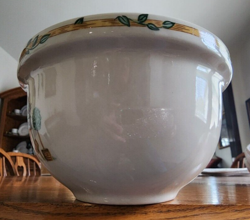 Birdhouse Nesting Mixing Bowl 6 1/4" Round Casuals China Pearl Stoneware White ! - Picture 2 of 15