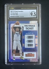 2021-22 Panini Contenders #18 Luka Doncic The Finals Ticket 1/49 1/1 Csg 9.5 MT