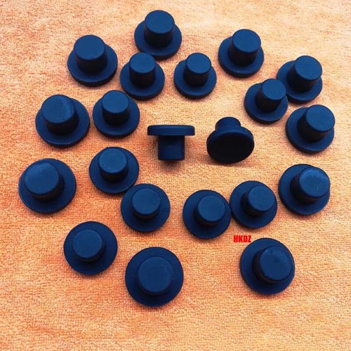 Black Round Silicone Rubber Hole Plugs Blanking End Caps Tube Pipe Insert Bungs - Picture 18 of 24