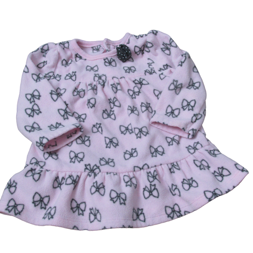 Carters Child of Mine Fleece Shirt Toddler Girls 12M Pink Long Sleeve Pullover