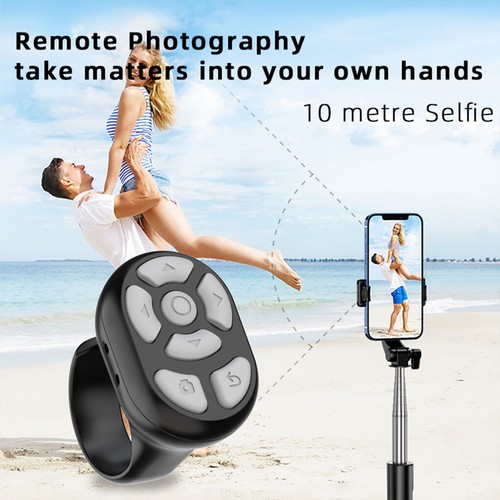 Portable Controller For Mobile Phone Page Flipping Selfies Etc. Remote Control - Zdjęcie 9 z 14