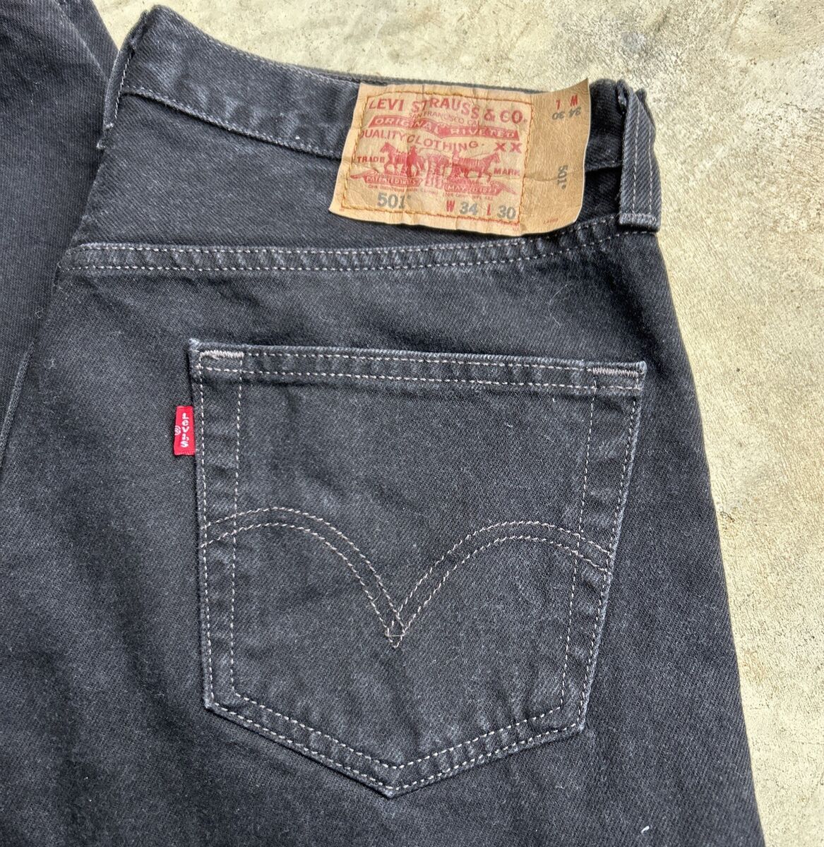 VTG Levis 501 Jeans Mens Black Original Fit Straight Leg VTG Levis 501 Jeans Mens Black Original Fit Straight Leg