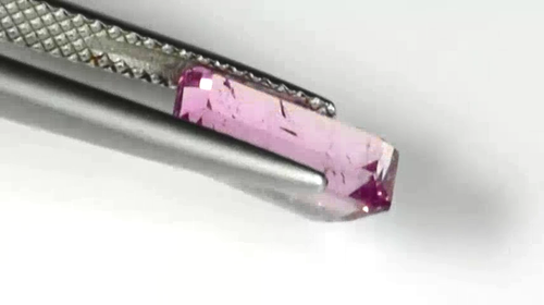 2,12 ct TURMALINA NATURAL ROSA MEJOR GRADO - RUBELITA - Octágono Ver Vdo YB - Vídeo 1 de 1