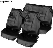 Für BMW Skoda Autositzbezüge Schutzbezüge Schwarz Komplettes Waschbares Set