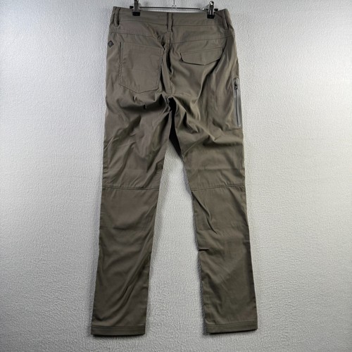 Roark Pantalone Uomo 30x30 Verde Explorer Pantalone Avventura Elasticizzato Coulisse Chino - Foto 4 di 14
