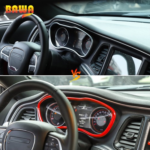 Full Kit Interior Accessories for Dodge Challenger 15+ Center Control Panel Beze - Bild 3 von 10