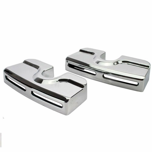 Chrome Spark Plug Head Bolt Covers for Harley Dyna Softail Twin Cam 1999-2017 - Picture 2 of 12