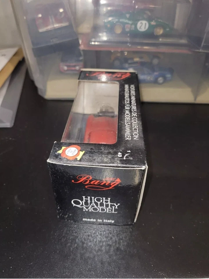 BANG 7075 FERRARI 250 SWB PROVA - RED 1:43 - VERY GOOD IN BOX Foto 3 de 4