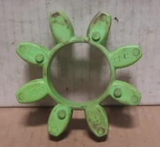 LOVEJOY  #CJ42  CURVED JAW COUPLING GREEN SPIDER, MATL: POLYURETHANE  F111