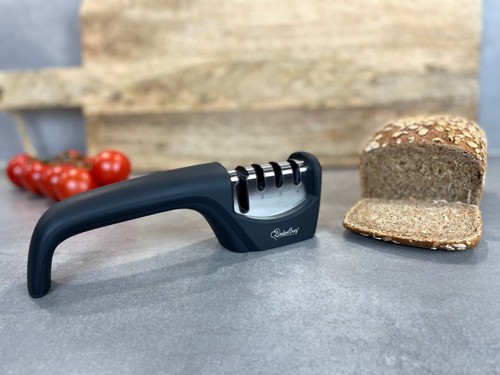 Messerschärfer Messerschleifer 4 in 1 Diamantmesser für Stahl- & Keramikklingen - Bild 5 von 7