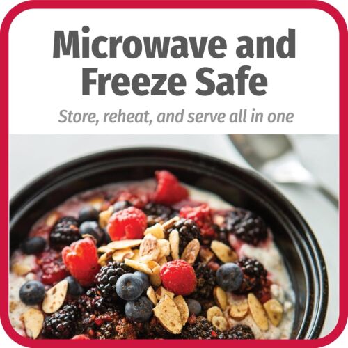 BPA Free Meal Prep Bowl Container,Set of 10, Microwave & Dishwasher,Food Storage - Picture 3 of 6