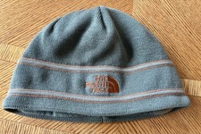 The North Face Beanie Stocking Hat One Size Unisex Gray Embroidered Logo Cap