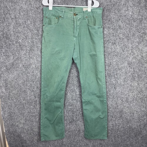 rag & bone  Jeans Mens Size 33 Green RB 15X Button Fly Slim Straight - Bild 1 von 12