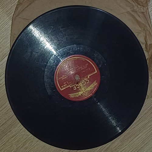78RPM Record Singer Leonid Utesov Secret Old Cab Driver Song USSR Russia 1945 - Picture 2 of 4