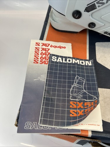 Botas de esquí Salomon SX50 grises talla 350,55 con caja original y manual buenas - Imagen 2 de 14