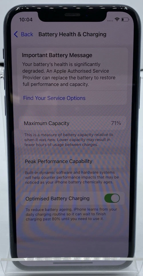 *Works Read Desc* Apple iPhone 11 Pro 256GB Unlocked 71% Battery Health Green - Image 2 of 4