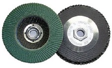 Shark 45820 4-Inch Aluminum Flap Disc with Type 27, Grit-36, 10-Pack