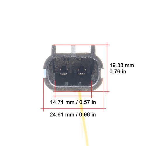 Conector para APTIV (Delphi). Hombre. 2 PIN. 15300002 - Imagen 3 de 5