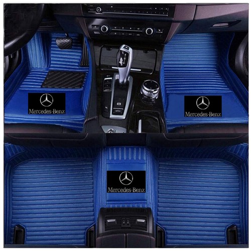 For Mercedes-Benz Car Floor Mat Trunk Carpet Cargo Liner Auto Rug Pad Custom PU - Foto 18 di 40
