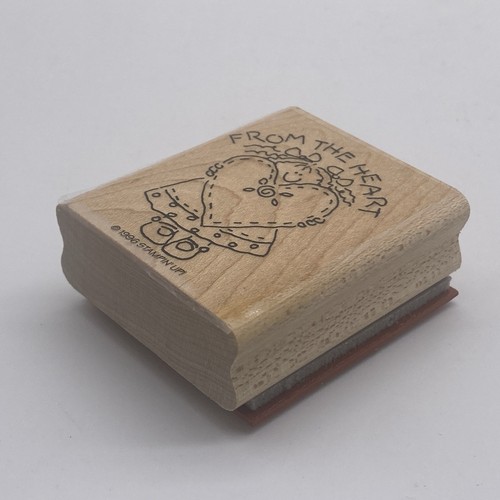 Stampin Up From The Heart Rubber Stamp 1996 - Picture 3 of 4
