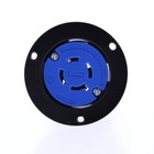 Eaton Blue Twist Turn Locking Flanged Outlet L18-20R 20A 120/208V 3ØY AHCL1820FO