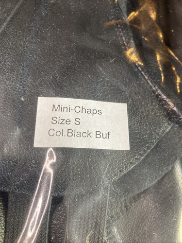 Parlanti Mini Chaps in schwarz Gr. S nie getragen noch in der Tasche - Bild 2 von 20