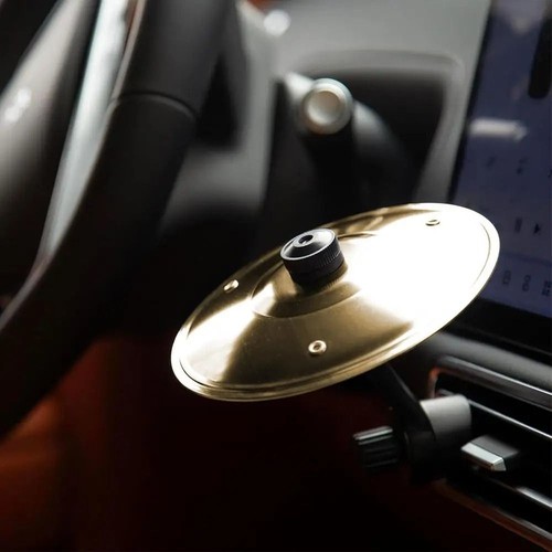 Clip-Type Mini Drum Crash Cymbal Car Drum Air Vent Air Vent Accessories - Picture 5 of 12