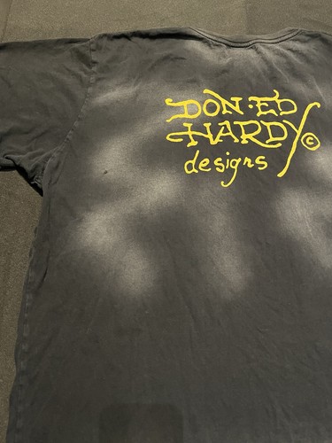 CAMISETA RARA ED HARDY DESIGNS XXL PARA HOMBRE 2XL CAMISA CALAVERA MUJER BONITA AUTÉNTICA - Imagen 16 de 24