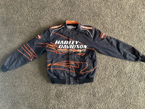 Harley Davidson Racing Mens M Medium Screamin’ Eagle Performance Jacket Logo