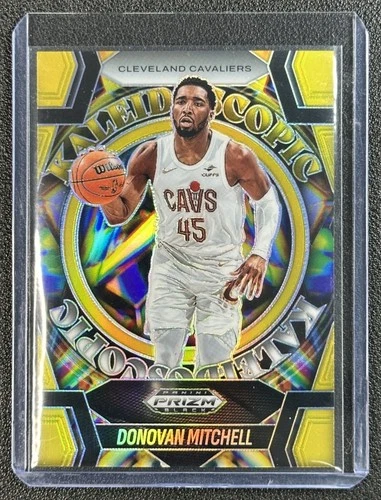 DONOVAN MITCHELL 2024-25 PANINI PRIZM BLACK #10 KALEIDOSCOPIC GOLD PRIZMS 1/10