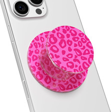 Magnetic Phone Grip Compatible with Magsafe Phone Grip Holder, Collapsible Cheet