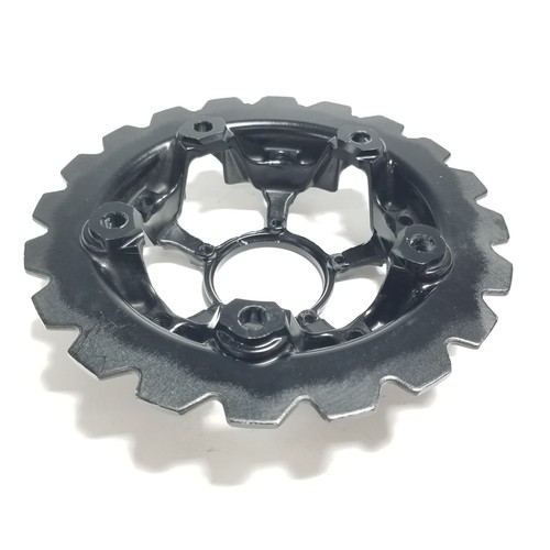 2024 20-24 YAMAHA YZF R1 OEM REAR WHEEL ABS RING ROTOR CARRIER ADAPTER HUB PLATE - Picture 13 of 16