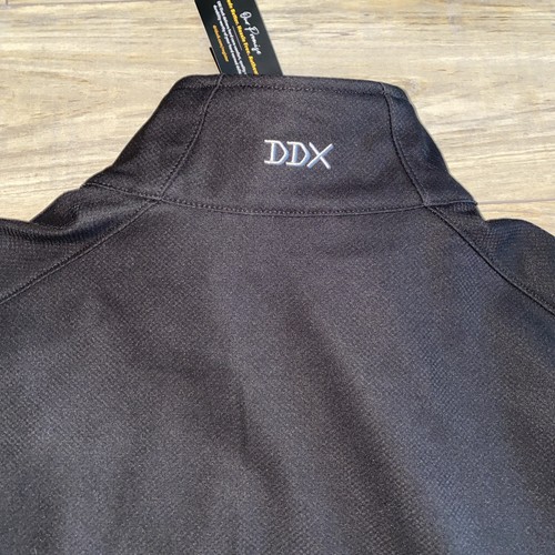 Dri Duck DDX Jacket Mens Med Black Waterproof Motion Full Zip Corp Logo - Picture 14 of 14
