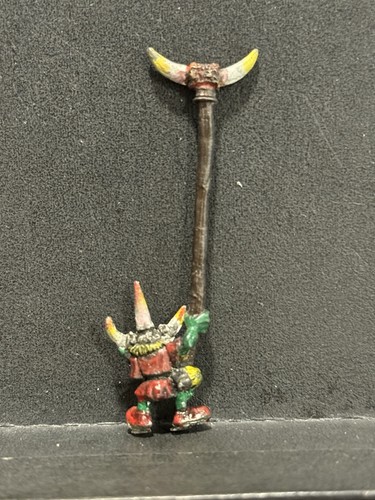 Warhammer Goblin Bannerträger Standard WFB 90er Metall Citadel Orks & Goblins - Bild 2 von 2