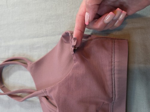 Nike Atate Dri-fit Large Mauve Sports Bra. Lightly Used - Afbeelding 6 van 7