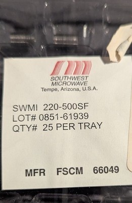 Southwest microwave part number 220-500SF 27 GHz