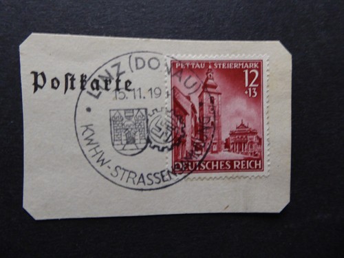 Deutsches Reich  -  Linz (Donau)  "KWHW-Strassensammlung"   Sonderstempel - Bild 2 von 2