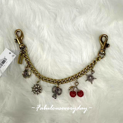 Coach Crystal Motif Chain Bag Charm CCX41 NWT | eBay