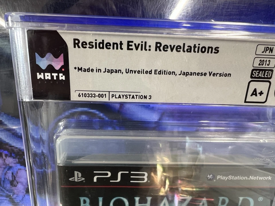2013 PS3 Resident Evil Revelations Unveiled Ed. Biohazard JPN WATA 9.6 A+ Sealed - Image 3 of 4