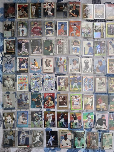 Baseball Card Collection Lot with 134 Cards From 90s & 2000's Inserts Stars RC's - Picture 2 of 17
