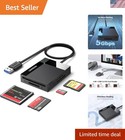 Portable USB 3.0 SD Card Reader - 5Gbps Transfer, Ideal for Photographers